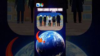 Found Team Lagre Speaker Man in Real Life on Google Earth shorts [upl. by Ondrej428]