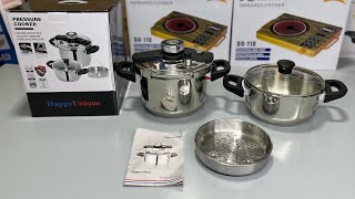 Unique 3 in 1 Pressure Cooker  Cooking Pots gawadarimport cookware cooking unboxing review [upl. by Ayna]