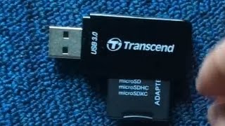 Fastest USB 30 Card Reader Transcend [upl. by Maidy]