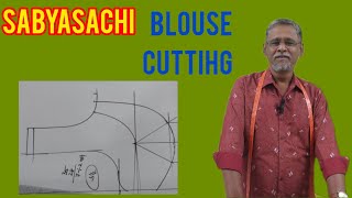 sabyasachi blouse Cutting the Patterninstitute [upl. by Yoo]