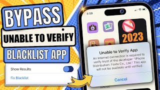 UnRevoke with Blacklist App on iOS  Unable To Verify Fix [upl. by Ayekram740]