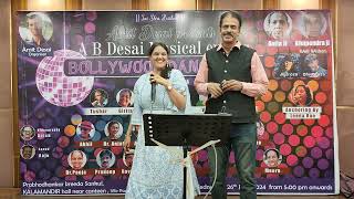 BADE HAI DIL KE KAALE BY MEGHNA amp TUSHAR IN quotBOLLYWOOD DANCE HITSquot KARAOKE SHOW AB MUSICAL EVENTS [upl. by Eatnohs133]