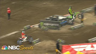 Supercross Round 4 in Anaheim  EXTENDED HIGHLIGHTS  12922  Motorsports on NBC [upl. by Aleunamme]