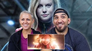 Marvel Studios Captain Marvel  Official Trailer REACTION [upl. by Nwahsed]