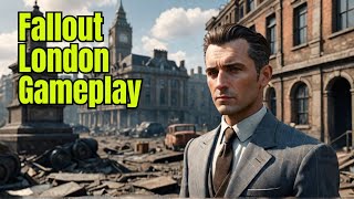 Fallout London Gameplay  When you 1st meet Agent Smythe [upl. by Walt]