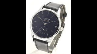 Nomos Orion Neomatik 41 Datum Nachtblau FM12413 [upl. by Illene386]