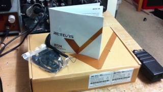 PMR Radio Retevis RT24  PMR446  First Look [upl. by Quiteris]