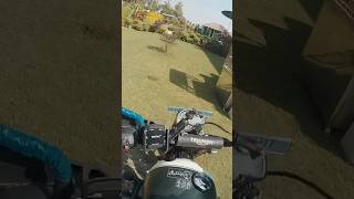 Parking gone wrong TriumphMotorcyclesIndia bike triumphscrambler automobile restaurant rider [upl. by Haidebej376]