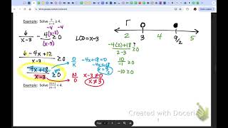 CA 32 Rational Word Problems and Inequalities [upl. by Rehtae]