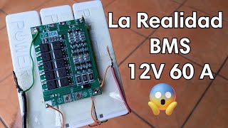 Probando BMS 12V 3S 60A Modulo De Carga Para Baterías 12V review [upl. by Airyk]