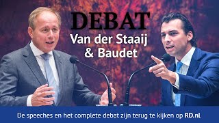 Van der Staaij SGP en Baudet FvD in debat over de problemen van Nederland  Complete debat [upl. by Nissa306]