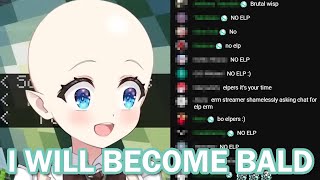 Mint goes bald because chat doesnt want to help 【Maid Mint Fantome amp Dokibird】 [upl. by Ameluz]