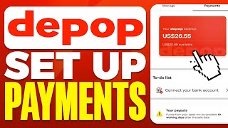 How To Set Up Depop Payments 2024 [upl. by Ardnassela]