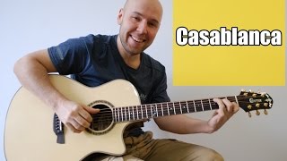 Casablanca  Fingerstyle Guitar Cover [upl. by Suirtemid]