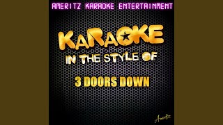 Citizen Soldier In the Style of 3 Doors Down Karaoke Version [upl. by Annaoi]