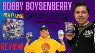 NEW Bobby Boysenberry Logic GFUEL Flavor REVIEW [upl. by Dee Dee683]