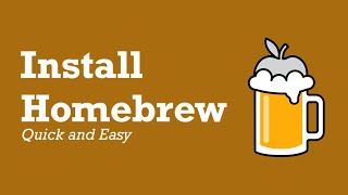 How to install Homebrew on a Mac [upl. by Oidivo]