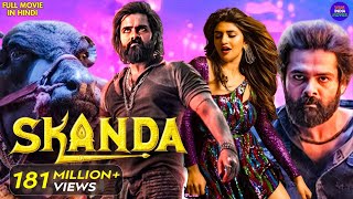 Ram Pothinenis  SKANDA  New Released South Indian Hindi Dubbed Movie 2024  Sreeleela [upl. by Ylak]