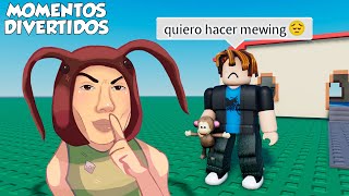 QUIERO MÁS MEWING MOMENTOS DIVERTIDOS ROBLOX [upl. by Kcirederf]