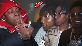 Smoking Cigarettes With NYC Rappers Ft Kyle Richh Deebillz TaTa amp More [upl. by Asiole]