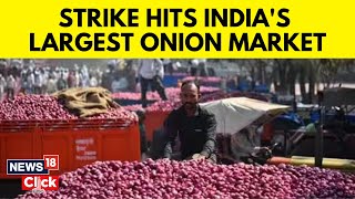 Maharashtra News  Onion Traders Protest Against New Export Duty On Onions  English News  N18V [upl. by Doreen]