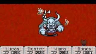 Mother 3 Boss Battle Scary Womanizing Pig Mask [upl. by Raffin]