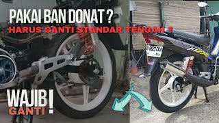 GANTI STANDAR TENGAH F1ZR PAKAI STANDAR JUPITER Z1 [upl. by Tinya]