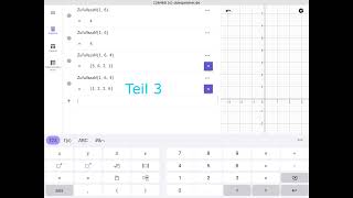 Zufallszahlen  Würfelwürfe simulieren mit Geogebra CAS auf iPad 126460 [upl. by Iblok259]