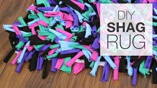 DIY Shag Rug Tutorial [upl. by Trinee1]