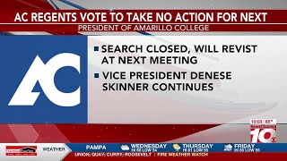 VIDEO Amarillo College meets to discuss presidential finalist [upl. by Kajdan]