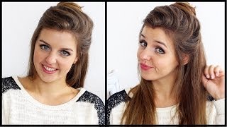 kleiner Dutt  schnell und einfach 5 min Frisur Frisuren Freitag [upl. by Katharina]