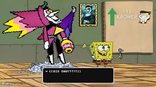 Spongebob creates a perfect Spamton sculpture Deltarune Chapter 2 meme [upl. by Ihcego404]