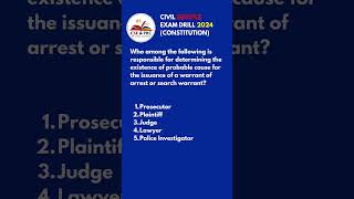 Civil Service Exam Drill for 2024 Philippine Constitution shorts civilservicereview [upl. by Euqram]