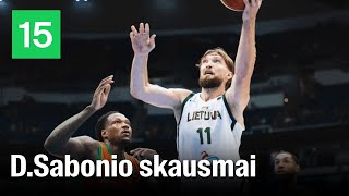 Domantas Sabonis „Turiu žaisti per skausmą“ [upl. by Haeli906]