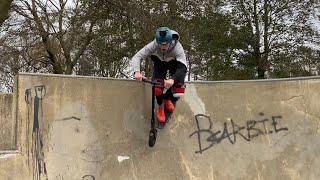 Electric Scooter Vs Skatepark [upl. by Liebowitz962]