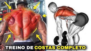 Melhores Exercícios Para Treinar Costas Completo com halteres [upl. by Atig]