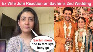 Ex Wife Juhi Parmar Reaction on Sachin Shroffs 2nd Wedding at the age of 50 [upl. by Eseerahs]