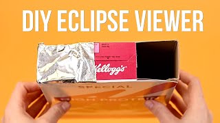 How to make an eclipse viewer from a cereal box [upl. by Hyacinthie]