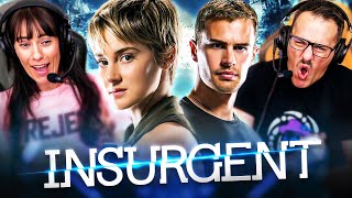 INSURGENT 2015 MOVIE REACTION FIRST TIME WATCHING Divergent 2  Full Movie Review [upl. by Jaclyn]