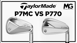 TaylorMade P7MC vs P770  Iron Comparison [upl. by Edris]