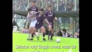 Baggio torna a Firenze con la maglia della Juve [upl. by Ilona]