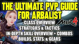 MIR4  THE ULTIMATE PVP GUIDE for ARBALIST [upl. by Aciretahs]