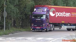 4K Scania 143M 500 6x2 V8 Sound  Nitteberg [upl. by Surtemed204]