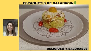 ESPAGUETIS DE CALABACIN [upl. by Kolivas]