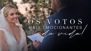 Os votos de Casamento mais EMOCIONANTES  Layla e William [upl. by Dylana]