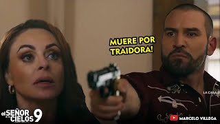 AURELIO MATA A CARLA POR TRAIDORA Y SE VENGA DE CASTILLO😱🔥 EL SEÑOR DE LOS CIELOS 9 [upl. by Aihsemaj]