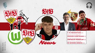 Der VfB nach Köln amp vor Wolfsburg ⚪🔴 Es kehrt nie Ruhe ein 🤦‍♂️ SpieltagsAnsetzungen 🗓️ [upl. by Llennod]