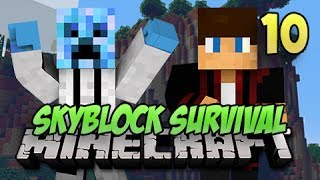 Minecraft Skyblock Survival  10  KNOCKBACK 10 [upl. by Anchie]