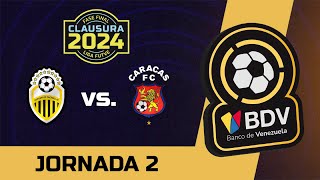 Táchira vs Caracas  Torneo Clausura 2024  Fase Final  Jornada 2 [upl. by Notserp]