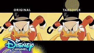 Launchpad Theme Song Takeover Side by Side  DuckTales  Disney Channel [upl. by Maharba]